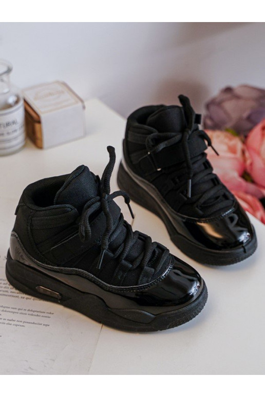 Kinder-Sneaker mit Schnürsenkeln in der Farbe Schwarz Darina Kinder-Sneaker mit Schnürsenkeln in der Farbe Schwarz Darina