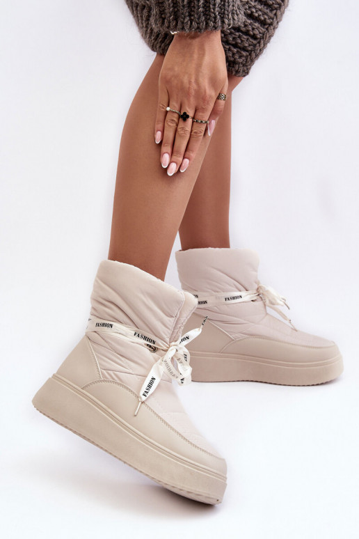 Schneestiefel Wiązaniem Elfenbein Siracna Schneestiefel Wiązaniem Elfenbein Siracna