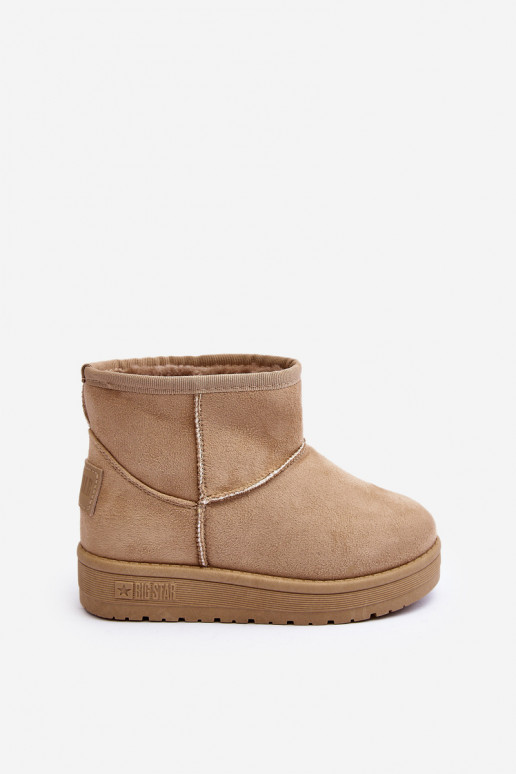 Kinder-Schneestiefel warm beige Big Star MM374056 Kinder-Schneestiefel warm beige Big Star MM374056
