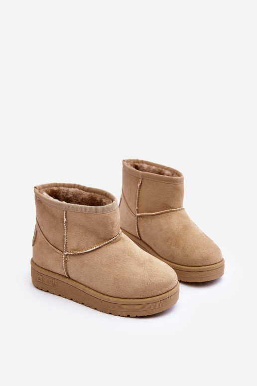 Kinder-Schneestiefel warm beige Big Star MM374056 Kinder-Schneestiefel warm beige Big Star MM374056