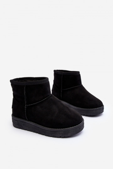 Gewärmte Kinder-Schneestiefel in Schwarz Big Star MM374054