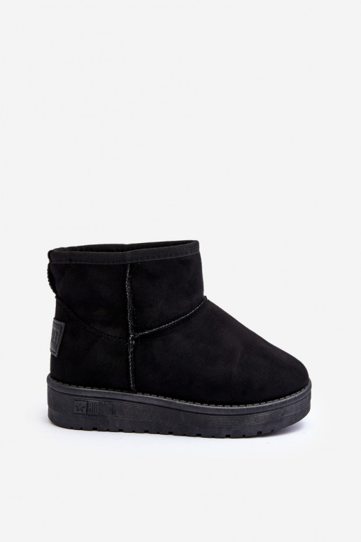 Gewärmte Kinder-Schneestiefel in Schwarz Big Star MM374054