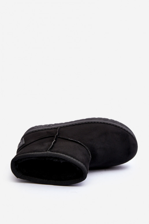 Gewärmte Kinder-Schneestiefel in Schwarz Big Star MM374054