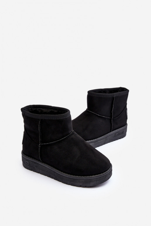 Gewärmte Kinder-Schneestiefel in Schwarz Big Star MM374054