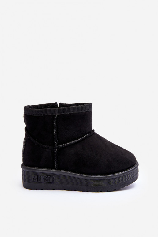 Mit Reißverschlüssen beheizte Kinder-Schneestiefel, schwarz Big Star MM374100