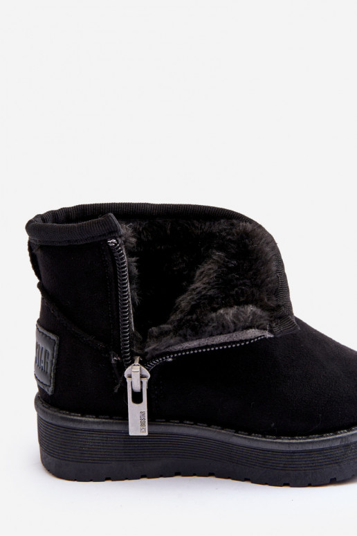 Mit Reißverschlüssen beheizte Kinder-Schneestiefel, schwarz Big Star MM374100