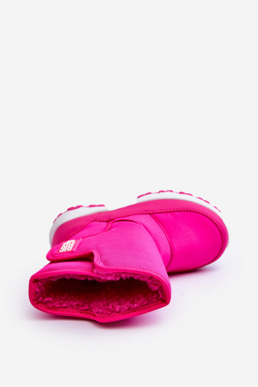 Schneestiefel mit Klebeverschlüssen für Kinder, rosa, Big Star MM374121 Schneestiefel mit Klebeverschlüssen für Kinder, rosa, Big Star MM374121