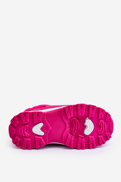 Schneestiefel mit Klebeverschlüssen für Kinder, rosa, Big Star MM374121 Schneestiefel mit Klebeverschlüssen für Kinder, rosa, Big Star MM374121