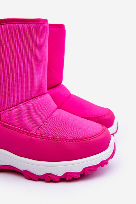 Schneestiefel mit Klebeverschlüssen für Kinder, rosa, Big Star MM374121 Schneestiefel mit Klebeverschlüssen für Kinder, rosa, Big Star MM374121