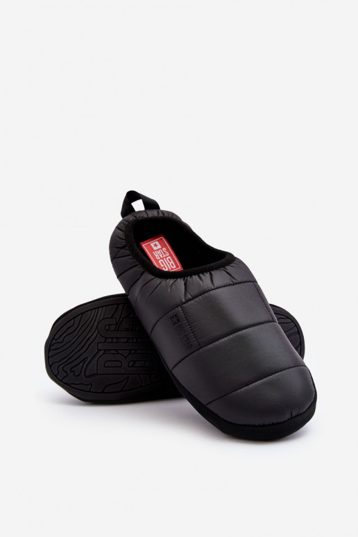 Aufwärmpantoffeln eines widerstandsfähigen Modells, schwarzer Big Star KK174363 Aufwärmpantoffeln eines widerstandsfähigen Modells, schwarzer Big Star KK174363