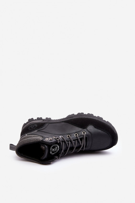 Wanderstiefel mit Schnürsenkeln in der Farbe Schwarz von Salomene Wanderstiefel mit Schnürsenkeln in der Farbe Schwarz von Salomene