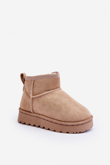 Kinder-Schneestiefel Stiefel warm beige Nallita