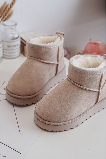 Kinder-Schneestiefel Stiefel warm beige Nallita 2