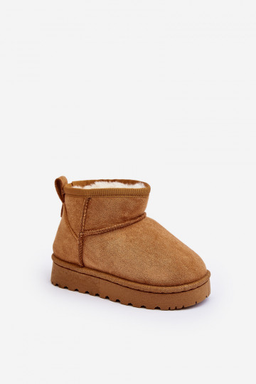 Kinder-Schneestiefel Stiefel warm braun Nallita