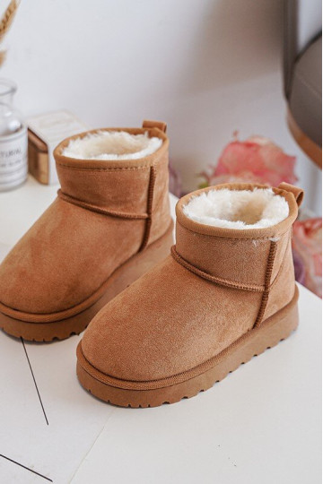 Kinder-Schneestiefel Stiefel warm braun Nallita 2
