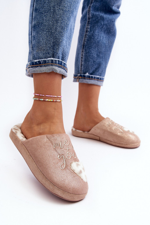 mit Glanz Hausschuhe rosa Geraja mit Glanz Hausschuhe rosa Geraja