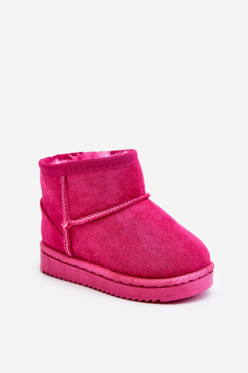 Warme Kinder-Winterstiefel in der Farbe Pink Gooby