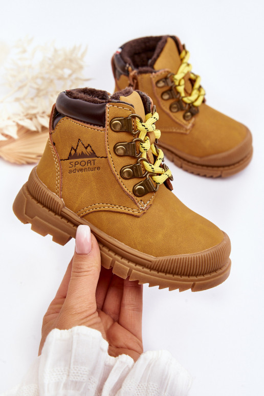 Warme Kinderschuhe Stiefel braune Farbe Walter Warme Kinderschuhe Stiefel braune Farbe Walter