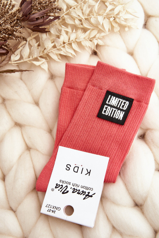 Kindersocken in rosa Farbe Kindersocken in rosa Farbe