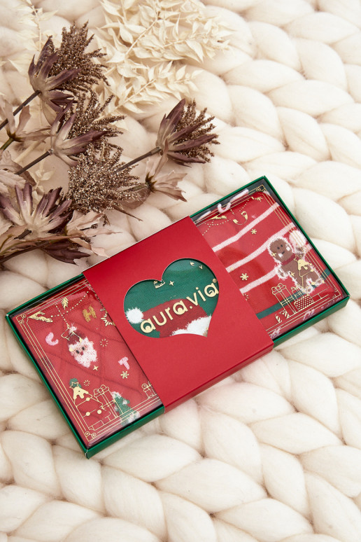 Set mit 3 Paar festlichen Socken Set mit 3 Paar festlichen Socken