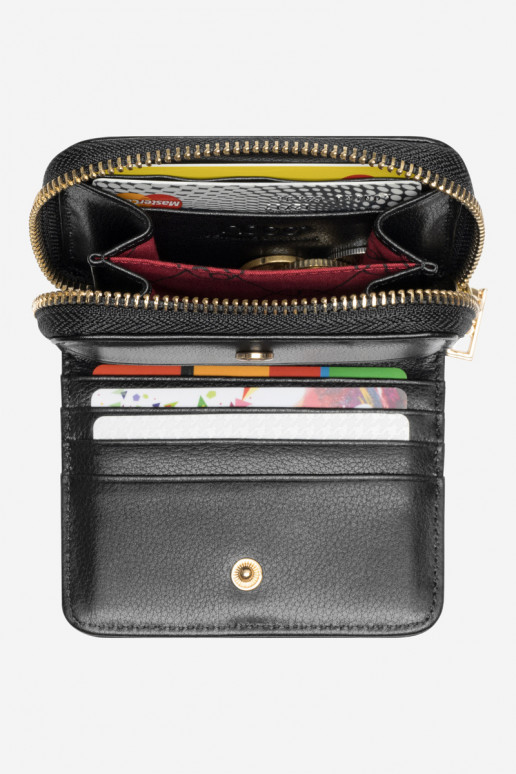 Damenbrieftasche Nobo NPUR-LR0021-C020 schwarze Farbe Damenbrieftasche Nobo NPUR-LR0021-C020 schwarze Farbe