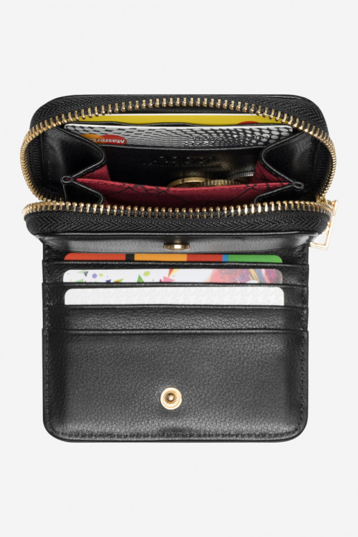 Damenbrieftasche Nobo NPUR-LR0020-C020 schwarze Farbe Damenbrieftasche Nobo NPUR-LR0020-C020 schwarze Farbe