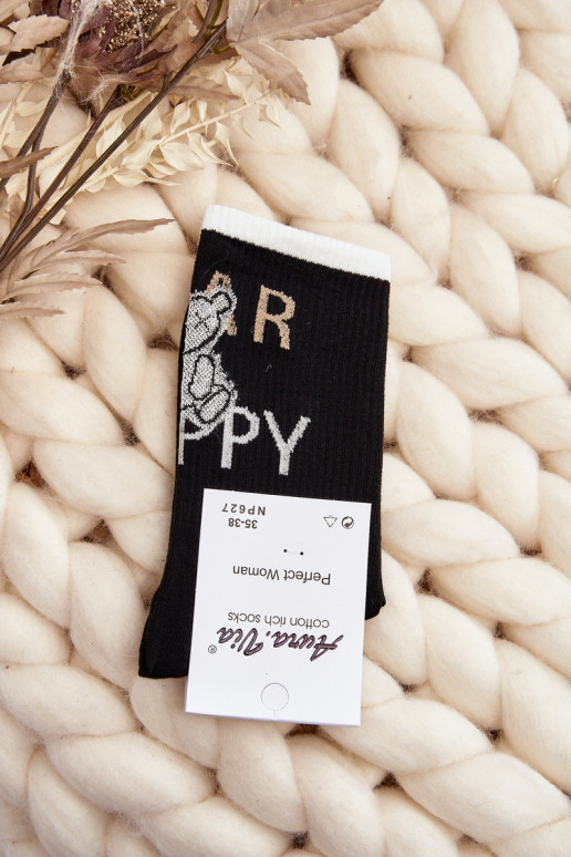 Socken mit der Aufschrift I m black Socken mit der Aufschrift I m black