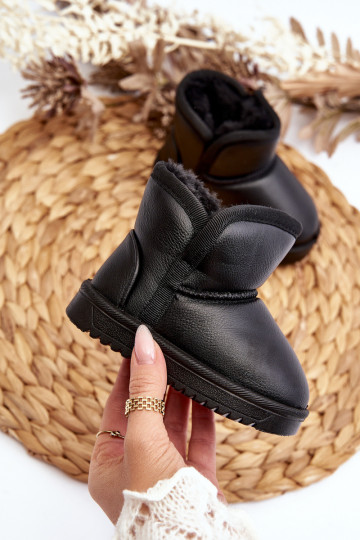 Künstliche Schneestiefel für Kinder in Schwarz Husalta 2