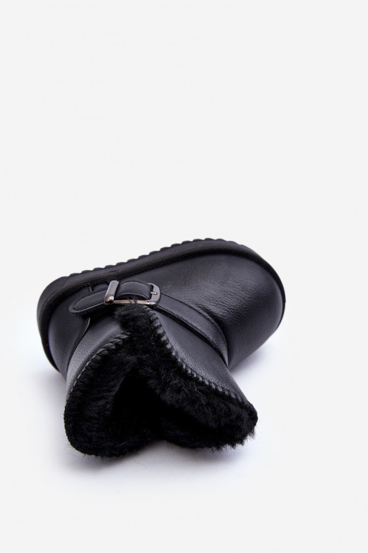 Öko-Schneestiefel für Kinder mit Riemen in der Farbe Schwarz von Orinor Öko-Schneestiefel für Kinder mit Riemen in der Farbe Schwarz von Orinor