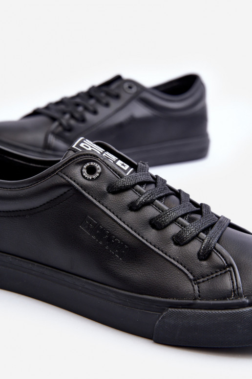 Freizeitschuhe aus Öko-Leder in der Farbe Schwarz Big Star JJ174234