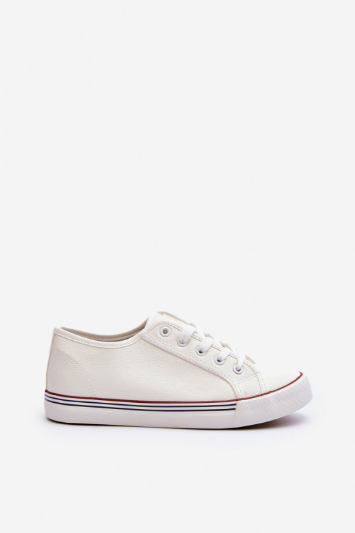 Damenschuhe aus Öko-Leder in der Farbe Weiß Lirean