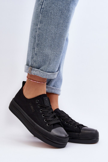 Textil-Sneaker in der Farbe Schwarz von Staneva 2
