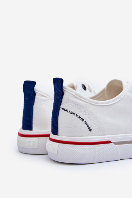 Freizeitschuhe Big Star LL174204 weiße Farbe Freizeitschuhe Big Star LL174204 weiße Farbe