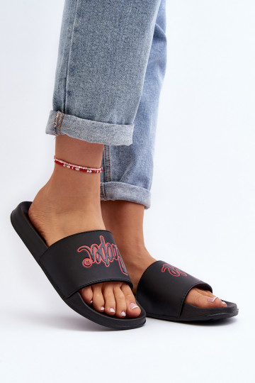 Hausschuhe Lee Cooper LCW-24-42-2483L schwarze Farbe 2