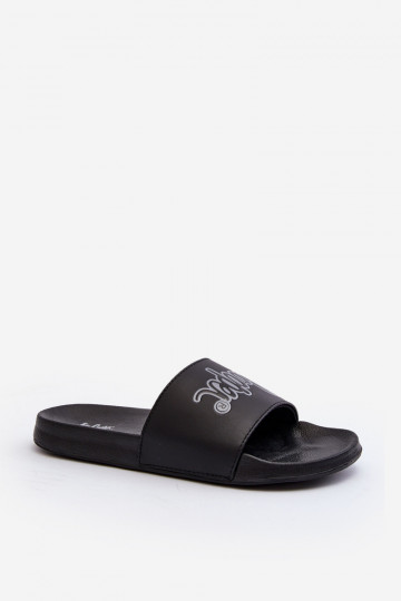 Hausschuhe Lee Cooper LCW-24-42-2485M schwarze Farbe