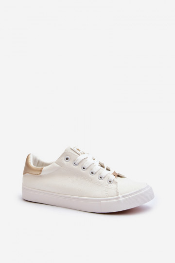 Freizeitschuhe aus Öko-Leder in der Farbe Weiß Tiraelle