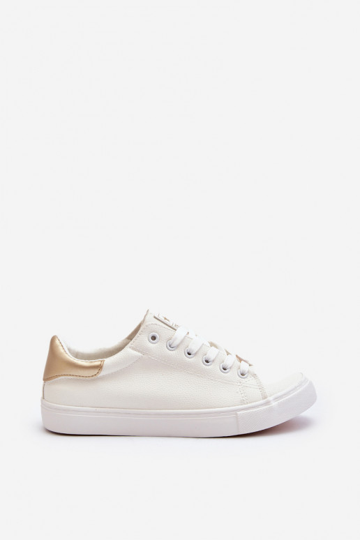 Freizeitschuhe aus Öko-Leder in der Farbe Weiß Tiraelle