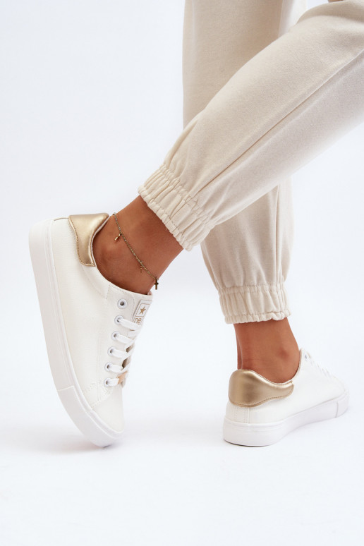 Freizeitschuhe aus Öko-Leder in der Farbe Weiß Tiraelle