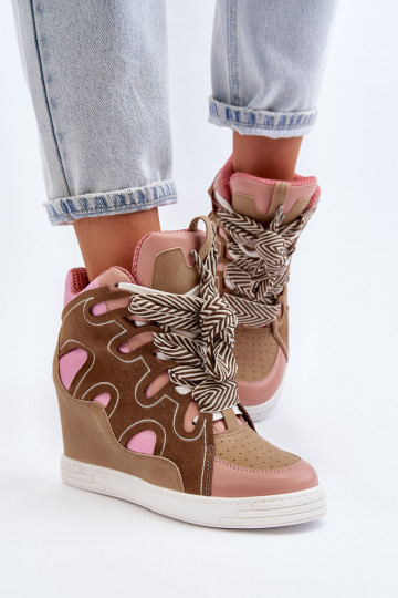 Turnschuhe Modell Schuhe rosa Farbe Leoppa