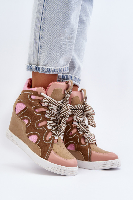 Turnschuhe Modell Schuhe rosa Farbe Leoppa