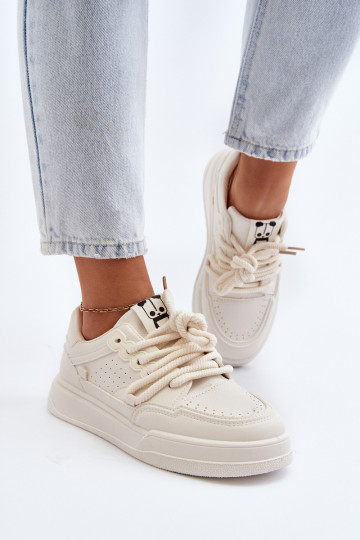 Sneakers Modell Schuhe Eco Beige Farbe Avanalis