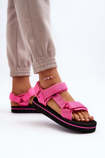 Damensandalen mit Plateau Lee Cooper LCW-24-05-2750L rosa Farbe 2