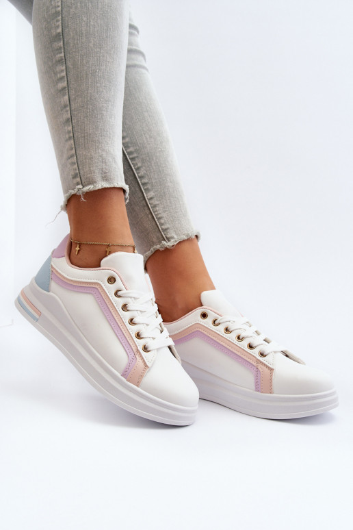 Damen-Sneaker mit glitzerndem rosa Elnami