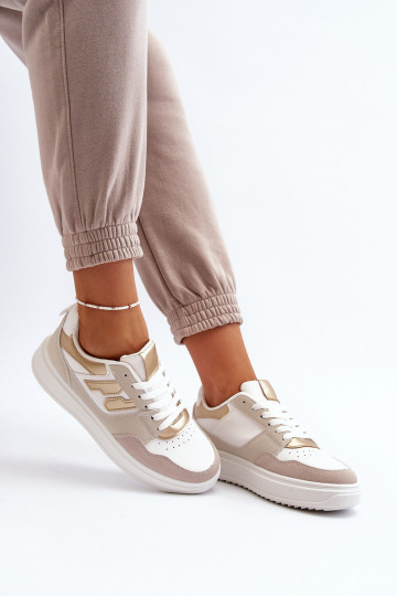 Sneakers Modell Schuhe beige Regines 2