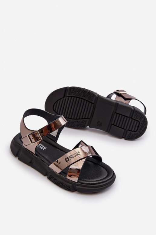 Sandalen Kinder Big Star NN374264 schwarze Farbe