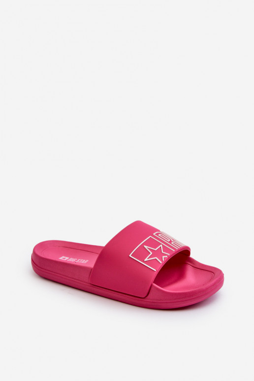 Hausschuhe für Kinder BIG STAR NN374524 rosa Farbe