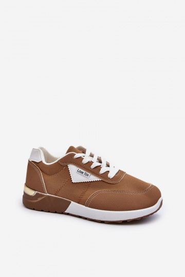 Sportschuhe Sneakers Modell Schuhe braune Farbe Vovella