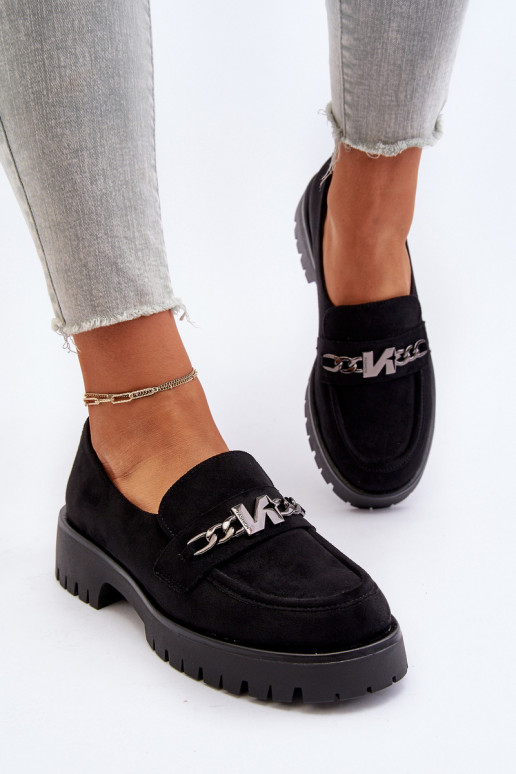 Wildledermokassins mit Ornamenten in der Farbe Schwarz Loraleima Wildledermokassins mit Ornamenten in der Farbe Schwarz Loraleima