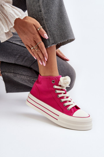 Freizeitschuhe mit Plateau in der Farbe Rosa von Aineri 2