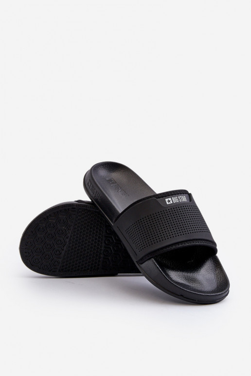 Leichte Herrenhausschuhe Big Star NN174694 schwarz Leichte Herrenhausschuhe Big Star NN174694 schwarz